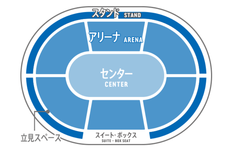 横浜アリーナの座席（引用元：公式HP）